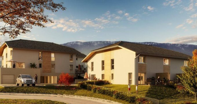 Achat / Vente immobilier neuf Alby-sur-Chéran cadre champêtre à deux pas du village (74540) - Réf. 7586