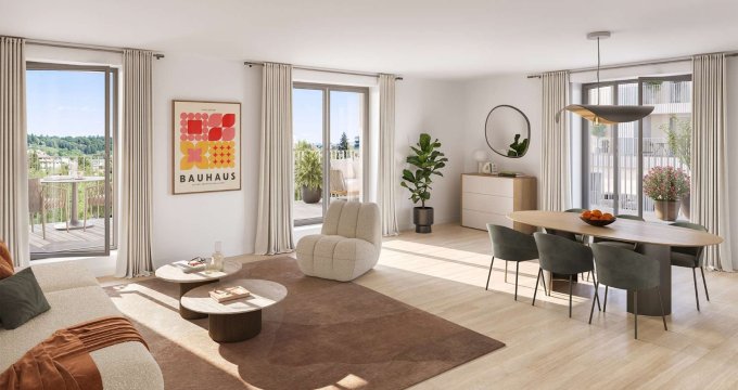 Achat / Vente immobilier neuf Annecy secteur Seynod proche gare SNCF (74600) - Réf. 12894