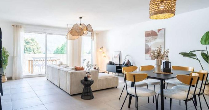 Achat / Vente immobilier neuf Annemasse quartier du Brouaz proche des commerces (74100) - Réf. 13676