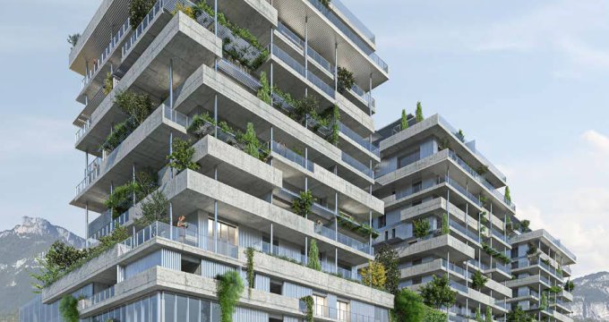 Achat / Vente immobilier neuf Chambéry ecoquartier de Vetrotex à 10 min du centre-ville (73000) - Réf. 7796