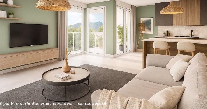 Achat / Vente immobilier neuf La Ravoire vues dégagées sur les massifs (73490) - Réf. 13564