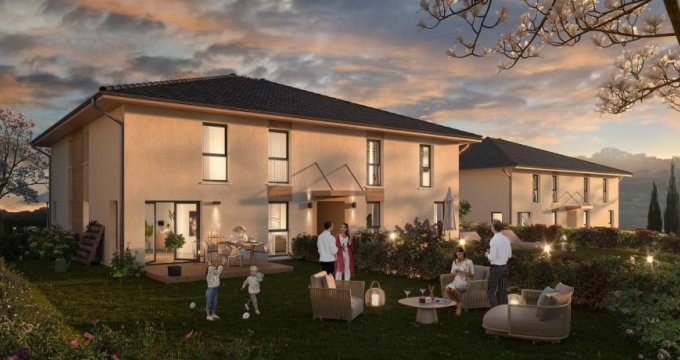 Achat / Vente immobilier neuf Sales village familial au cœur de l'Albanais (74150) - Réf. 8005