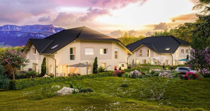 Achat / Vente immobilier neuf Sonnaz vue dégagée sur le massif du Revard et la Croix du Nivolet (73000) - Réf. 7716