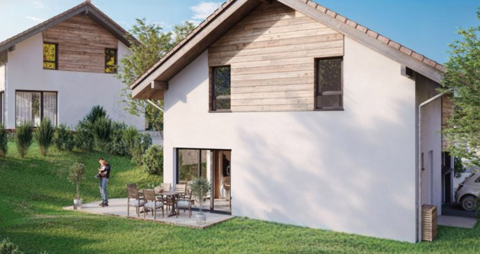 Achat / Vente immobilier neuf Vallières-sur-Fier à 8 min de Rumilly (74150) - Réf. 12639