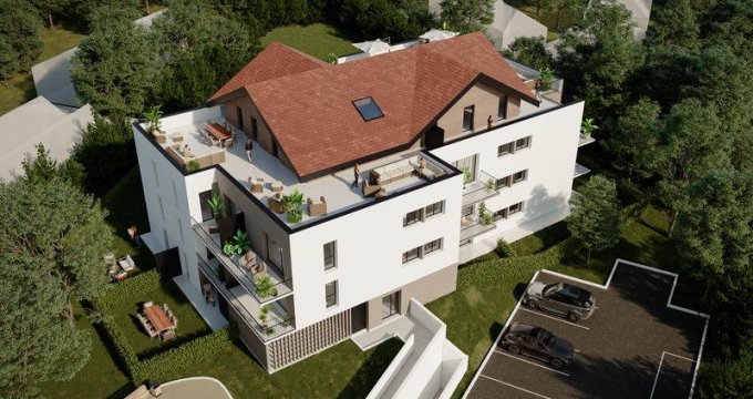 Achat / Vente immobilier neuf Vétraz-Monthoux petite copropriété au sein d'un parc paysagé (74100) - Réf. 8102