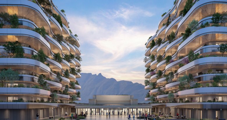 Achat / Vente immobilier neuf Aix-les-Bains sur le site historique des anciens thermes (73100) - Réf. 13516