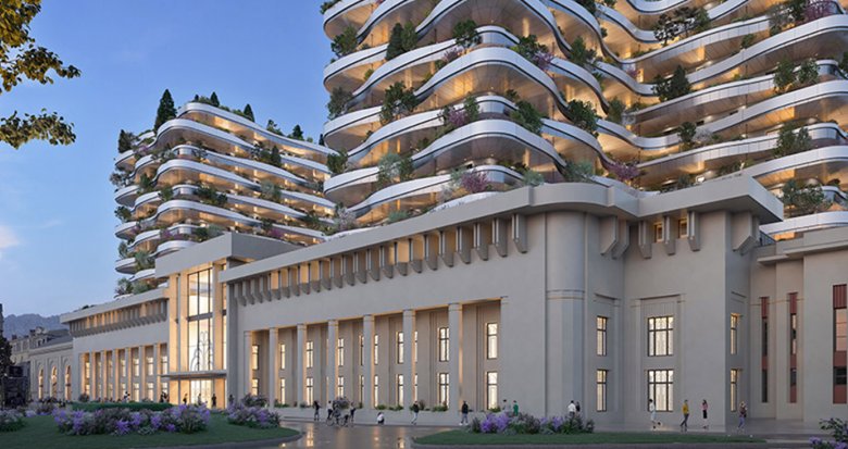 Achat / Vente immobilier neuf Aix-les-Bains sur le site historique des anciens thermes (73100) - Réf. 13516