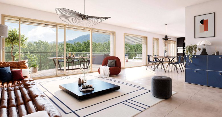 Achat / Vente immobilier neuf Aix-les-Bains à 2 min à pied de l’esplanade du lac du Bourget (73100) - Réf. 12604