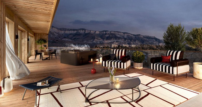Achat / Vente immobilier neuf Aix-les-Bains à 2 min à pied de l’esplanade du lac du Bourget (73100) - Réf. 12604