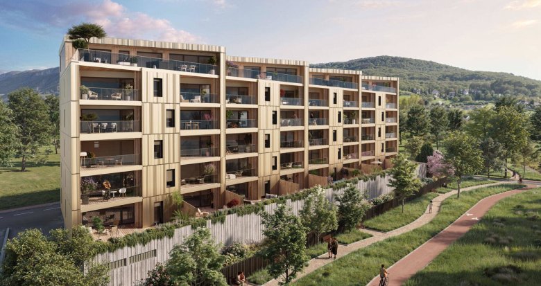 Achat / Vente immobilier neuf Aix-les-Bains à 2 min à pied de l’esplanade du lac du Bourget (73100) - Réf. 12604