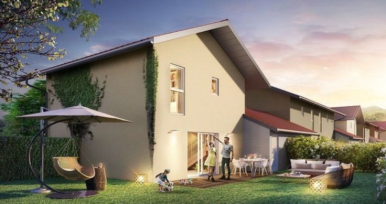 Achat / Vente immobilier neuf Allinges villas mitoyennes au cœur du village (74200) - Réf. 1125