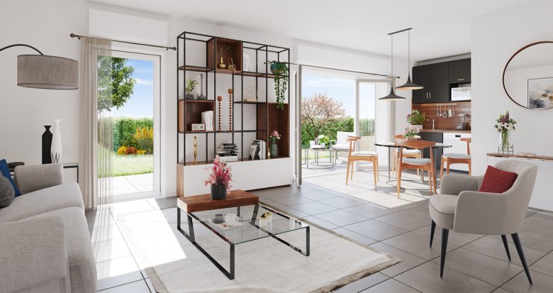 Achat / Vente immobilier neuf Annemasse adresse résidentielle à 500m du tramway (74100) - Réf. 13863