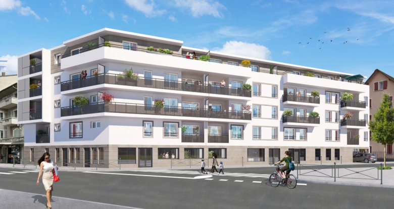 Achat / Vente immobilier neuf Annemasse centre proche parc Olympe de Gouges (74100) - Réf. 6510