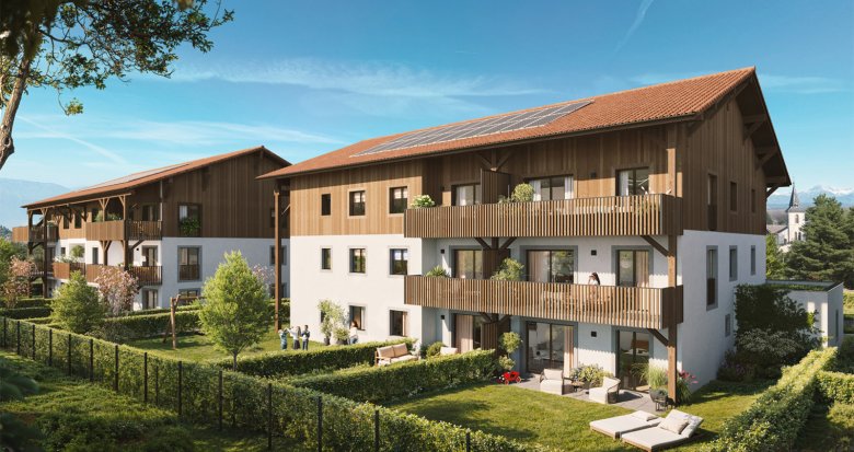 Achat / Vente immobilier neuf Anthy-sur-Léman à 800m du Lac Léman et de sa plage (74200) - Réf. 12727