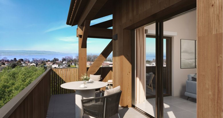 Achat / Vente immobilier neuf Anthy-sur-Léman à 800m du Lac Léman et de sa plage (74200) - Réf. 12727