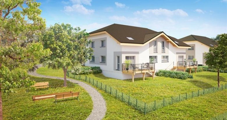 Achat / Vente immobilier neuf Ballaison vue sur lac Léman (74140) - Réf. 153