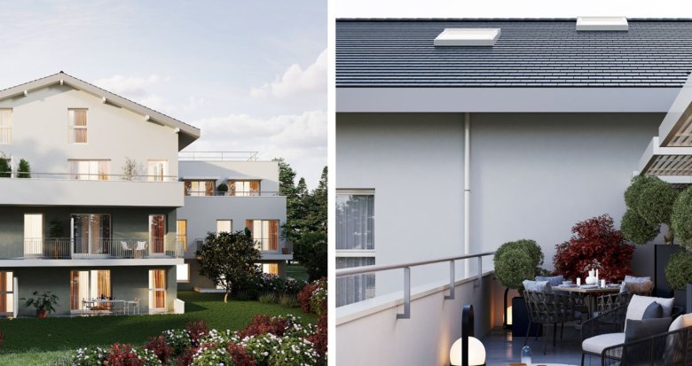 Achat / Vente immobilier neuf Divonne-les-Bains à 7 min à vélo du Lac de Divonne (01220) - Réf. 12959