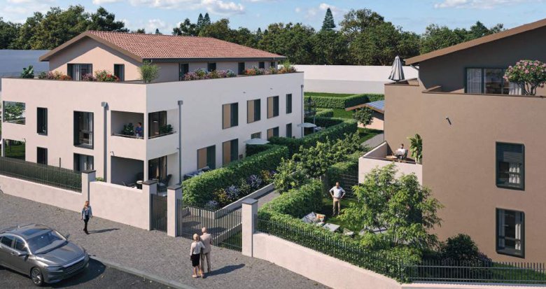 Achat / Vente immobilier neuf Fareins esprit village à proximité de Lyon (01480) - Réf. 13725
