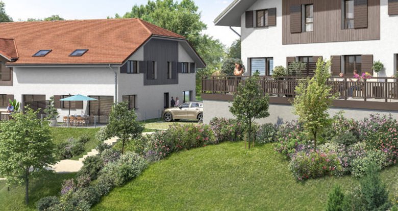 Achat / Vente immobilier neuf Hauteville-sur-Fier à 25 min de la gare d’Annecy (74150) - Réf. 12591