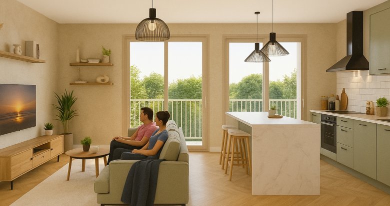 Achat / Vente immobilier neuf La Motte-Servolex au cœur de l’écoquartier des Granges (73290) - Réf. 13243