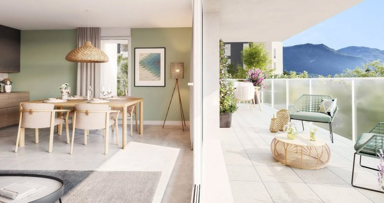 Achat / Vente immobilier neuf La Ravoire vues dégagées sur les massifs (73490) - Réf. 13564