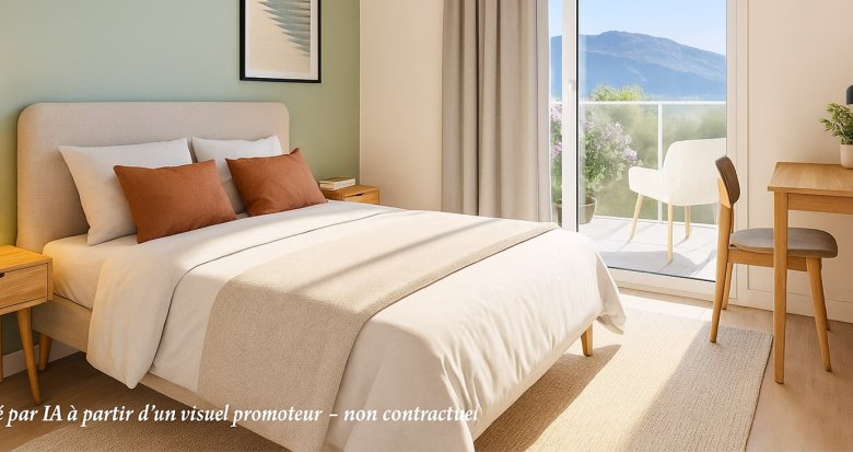 Achat / Vente immobilier neuf La Ravoire vues dégagées sur les massifs (73490) - Réf. 13564