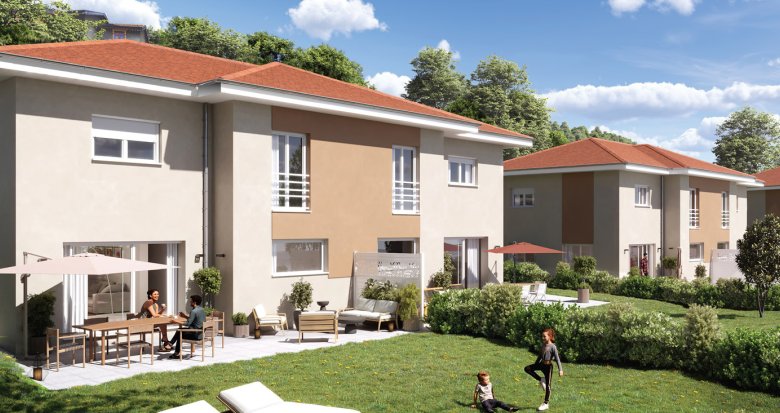 Achat / Vente immobilier neuf Monnetier-Mornex maisons au pied du Salève (74560) - Réf. 13894
