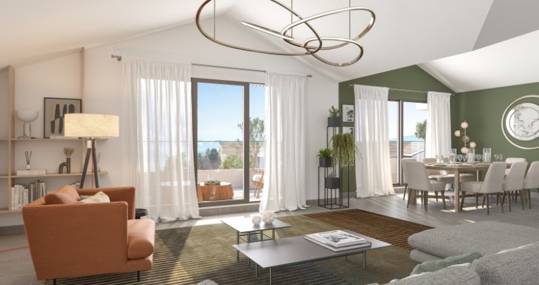 Achat / Vente immobilier neuf Ornex à 20 min de Genève (01210) - Réf. 12988