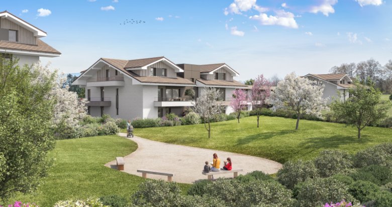 Achat / Vente immobilier neuf Ornex à 20 min de Genève (01210) - Réf. 12988