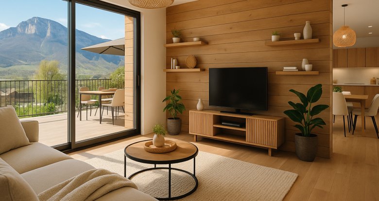 Achat / Vente immobilier neuf Saint-Alban-Leysse quartier résidentiel au pied des Bauges (73230) - Réf. 13693