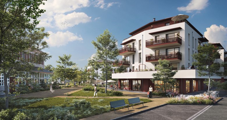 Achat / Vente immobilier neuf Sciez coeur de ville proche lac Léman (74140) - Réf. 8235