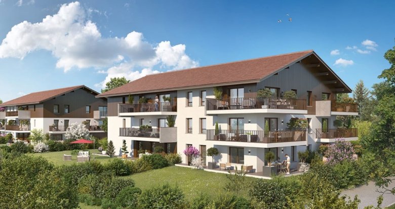 Achat / Vente immobilier neuf Thonon-les-Bains quartier calme à 5 min à vélo de la gare (74200) - Réf. 13124