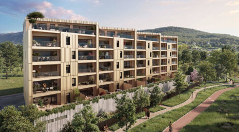 Programme immobilier neuf Rives d'Aix - Aix-les-Bains à deux pas de l’esplanade du lac du Bourget (73100) - Référence : 16958