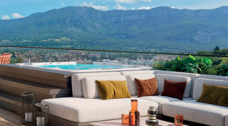 Programme immobilier neuf Les Terrasses du Port - Aix-les-Bains logements du 2 au 5 pièces proches Petit Port (73100) - Référence : 17793