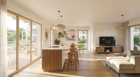 Programme immobilier neuf SYMBIOZ - Albens-Entrelacs, résidence verdoyante proche centre-ville (73410) - Référence : 17440