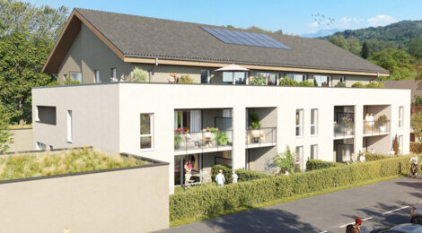 Programme immobilier neuf LE CLOS DU CHENE - Albens logements avec extérieur près de la gare (73410) - Référence : 17369