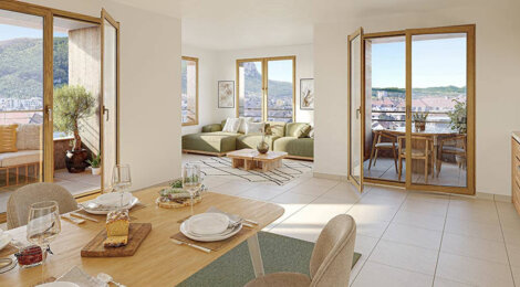 Programme immobilier neuf ICONE - Ambilly à 20 min de Genève au coeur d’un écoquartier (74100) - Référence : 16233