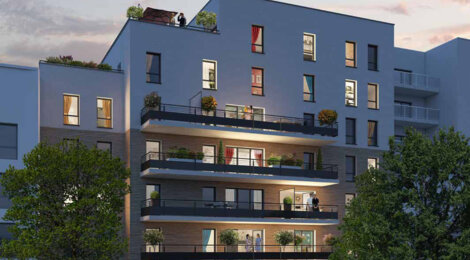 Programme immobilier neuf Coeur Ambilly - Ambilly : logements neufs sécurisés et verdoyants proche des transports (74100) - Référence : 15014