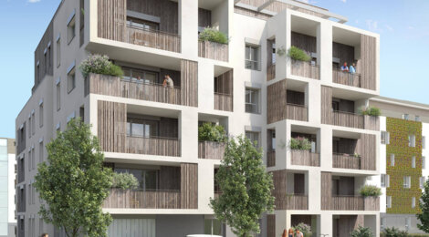 Programme immobilier neuf ESQUISSE - Annecy : logements neufs sécurisés et verdoyants proche des services (74000) - Référence : 8144