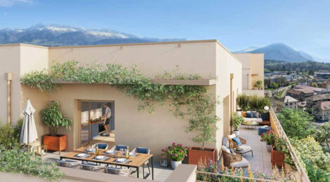 Programme immobilier neuf LES PROMENADES DE BILLY - Annecy Pringy : logements neufs sécurisés et verdoyants proche des commodités (74000) - Référence : 15357