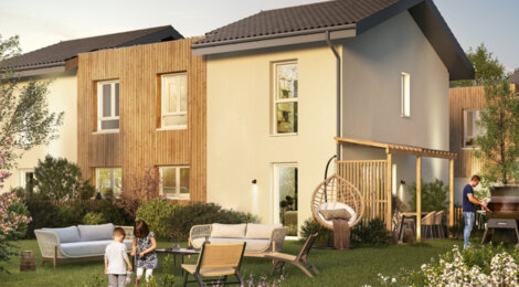 Programme immobilier neuf LA BERGERIE - Annecy quartier Seynod à deux pas des commodités (74000) - Référence : 18110