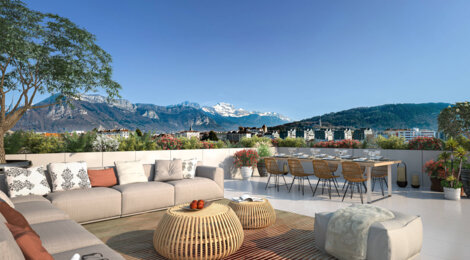 Programme immobilier neuf VERTUOSE - Annecy : Résidence T2–T5 avec cadre naturel et confort optimisé proche des commodités (74000) - Référence : 14676