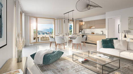 Programme immobilier neuf VERTUOSE - Annecy : Résidence T2–T5 avec cadre naturel et confort optimisé proche des commodités (74000) - Référence : 14676