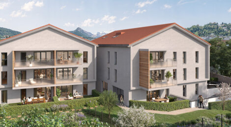 Programme immobilier neuf Le Mermoz - Annemasse cadre verdoyant proche de Genève (74100) - Référence : 18181