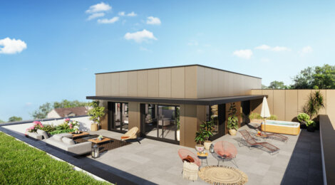 Programme immobilier neuf Allure - Annemasse : logements neufs T2–T4 et maison sur toit près du parc de Montessuit (74100) - Référence : 17068