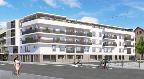 Programme immobilier neuf Patio Saint-Joseph - Annemasse : Résidence studio–T5 avec cadre urbain et confort optimisé proche des commodités (74100) - Référence : 18269
