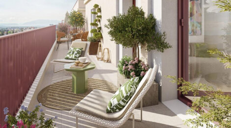 Programme immobilier neuf GENEVE PARC 2 - Annemasse vie transfrontalière proche Genève et services (74100) - Référence : 17421