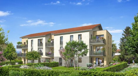 Programme immobilier neuf Opus Verde - Archamps : logements neufs écoresponsables dans un écrin de verdure près de Genève (74160) - Référence : 14826