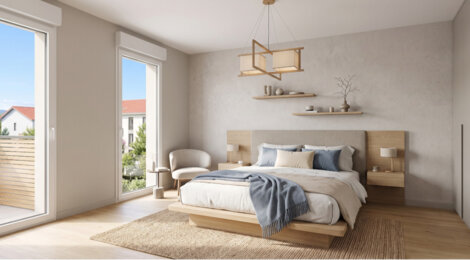 Programme immobilier neuf Opus Verde - Archamps : logements neufs écoresponsables dans un écrin de verdure près de Genève (74160) - Référence : 14826