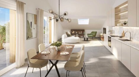 Programme immobilier neuf Saleve Parc 20% - Archamps vue panoramique sur le mont Salève (74160) - Référence : 16037